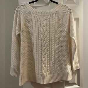 Women’s Medium White St. john’s Bay Sweater